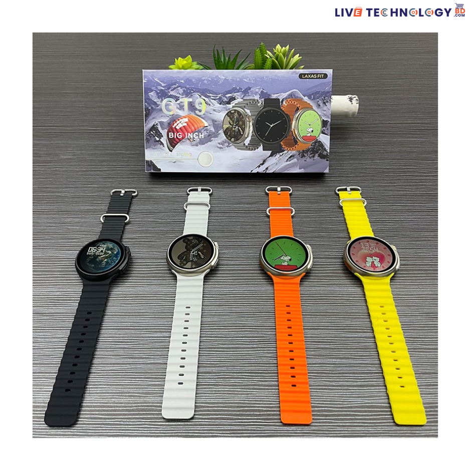 Laxas Fit GT6 Smartwatch Round Dial NFC Supported Bluetooth Smartwatch